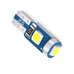 Led bec 3 smd 3030 soclu T5 pentru bord, de culoare albastru